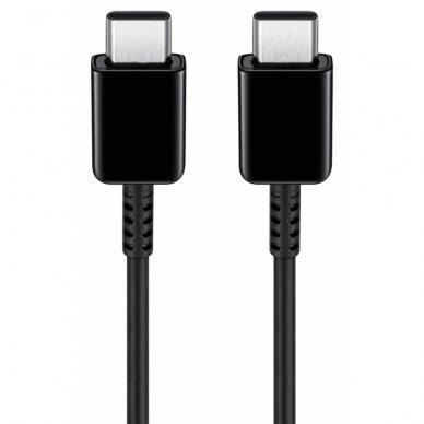 [Užsakomoji prekė] Samsung - Data Cable (EP-DG977BBE), Type-C to Type-C, 100W, 0.98m - Juodas (Bulk Packing)