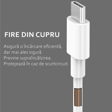 Akcija! Samsung - Data Cable (EP-DG977BWE), Type-C to Type-C, 100W, 0.98m - Baltas (Bulk Packing)  3