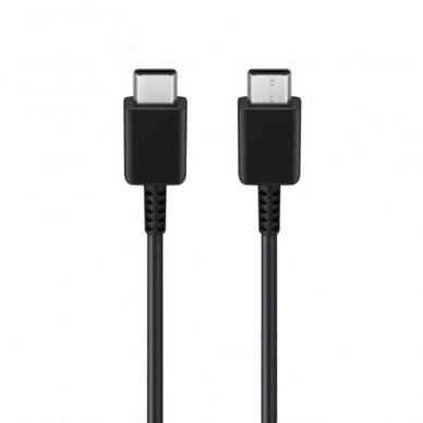 [Užsakomoji prekė] Samsung - Kabelis (EP-DW767JBE) - USB-C to Type-C, Fast Charging, 3A, 1.8m - Juodas 1