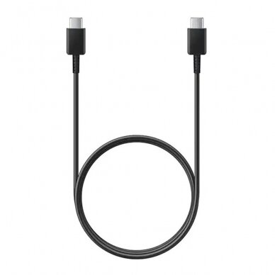 [Užsakomoji prekė] Samsung - Kabelis (EP-DW767JBE) - USB-C to Type-C, Fast Charging, 3A, 1.8m - Juodas