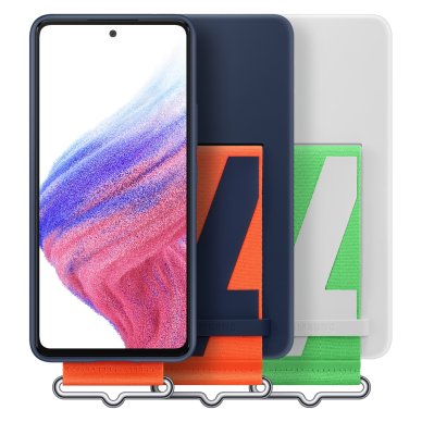 Originalus dėklas Samsung EF-GA536TWEGWW Silicone Cover Samsung Galaxy A53 Baltas 4