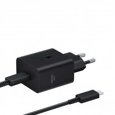 Samsung EP-T4511XBEGEU 45W 4.05A 1x USB-C wall Įkroviklis  - Juodas + USB-C Kabelis 3