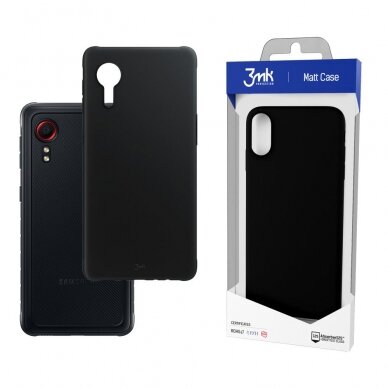 Dėklas Samsung Galaxy Xcover 5 - 3mk Matt Case Juodas