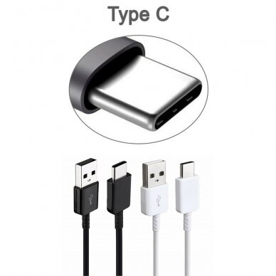 Akcija! Samsung - Original USB Cable (EP-DW700CWE), Type-C - Baltas 9