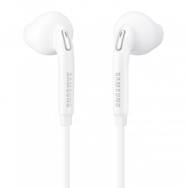 [Užsakomoji prekė] Samsung - Original Wired Earphones (EO-EG920BW) - Jack 3.5mm, In-Ear, Microphone, Volume Control, 1.2m - Baltos (Blister Packing)