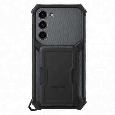 Dėklas Samsung Rugged Gadget Samsung Galaxy S23 Plus Pilkas (EF-RS916CBEGWW)