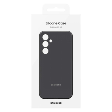 Dėklas Samsung Silicone Case EF-PA556TBEGWW Samsung Galaxy A55 - Juodas 4