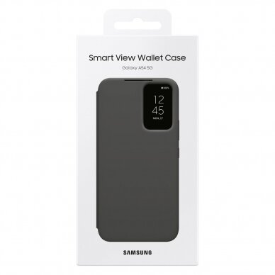 Originalus Dėklas Samsung Smart View Wallet Samsung Galaxy A54 5G Juodas (EF-ZA546CBEGWW) 4