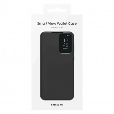 Samsung Smart View Wallet EF-ZA356CBEGWW flip Dėklas Samsung Galaxy A35 - Juodas 4