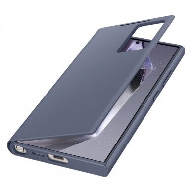 Originalus Dėklas Samsung Smart View Wallet EF-ZS928CVEGWW flip case for Samsung Galaxy S24 Ultra - Violetinis 3