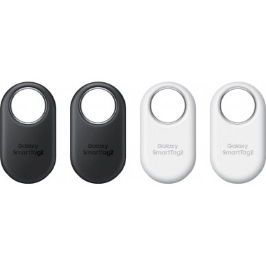 Samsung SmartTag2 (4 Pack) 2 pcs. Baltas + 2 pcs. Juodas