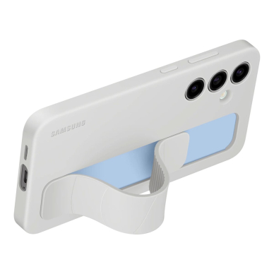 Samsung Standing Grip Dėklas EF-GS921CLEGWW with holder / stand skirtas Samsung Galaxy S24 FE - Pilkas 3