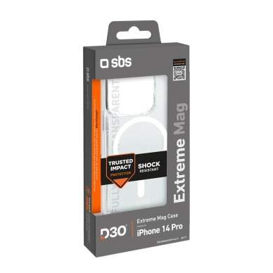 SBS D3O MagSafe Dėklas iPhone 14 Pro - Clear 4