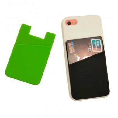 Self-adhesive card case for the back of the phone - Baltas 3