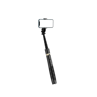 [Užsakomoji prekė] Selfie Stick si Trepied cu telecomnanda - Techsuit (Q16) - Juodos spalvos 1