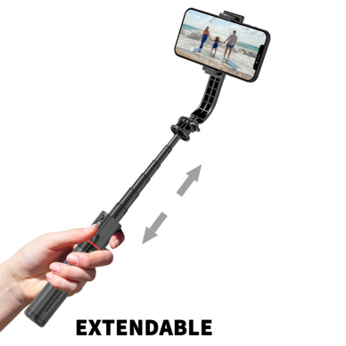 [Užsakomoji prekė] Selfie Stick trepied, portabil - Techsuit L12 - Juodos spalvos 1