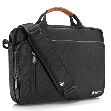 [Užsakomoji prekė] Krepšys Laptop 16″ - Tomtoc Defender Laptop Briefcase (A43E1D1) - Juodas