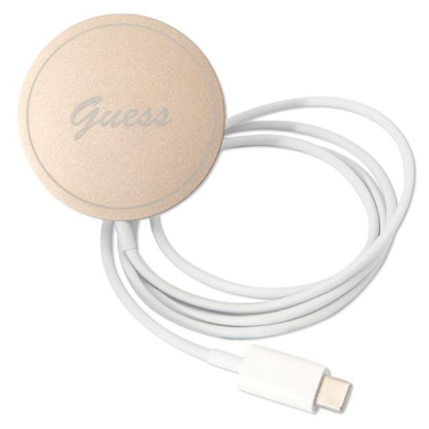 Dėklas su pakrovėju Set Guess 4G Print MagSafe GUBPN61H4EACSW iPhone 11 Rudas 7