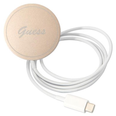 Dėklas su pakrovėju Set Guess 4G Print MagSafe GUBPP13LH4EACSW iPhone 13 Pro Rudas 7