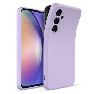 Silikoninis dėklas skirta Samsung Galaxy A14 5G / Galaxy A14 Silikoninis dėklas Violetinis