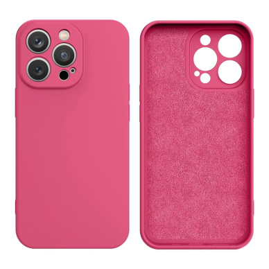 Dėklas Silicone case for iPhone 14 Plus Tamsiai rožinis 3