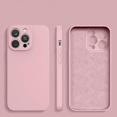 Dėklas Silicone case for iPhone 14 Plus Rožinis 4