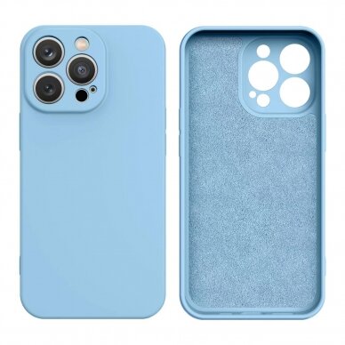 Dėklas Silicone Xiaomi Redmi Note 11 Pro 5G / 11 Pro / 11E Pro melsvas 1