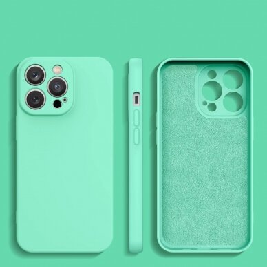 Dėklas Silicone Xiaomi Redmi Note 11 Pro 5G / 11 Pro / 11E Pro mėtinis 2