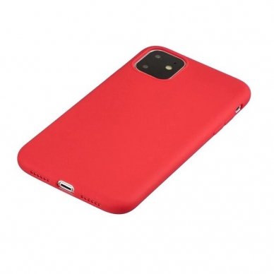 Silikoninis Lankstus Dėklas "Flexible Rubber Cover" Iphone 11 Pro Raudonas 1