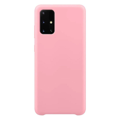 Dėklas Silicone Soft Flexible Rubber Samsung Galaxy A72 4G rožinė