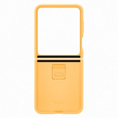 Dėklas Silicone Samsung Galaxy Z Flip 5 - Geltonas 5