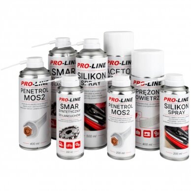 Silicone spray grease seal care PRO-LINE 500ml 1