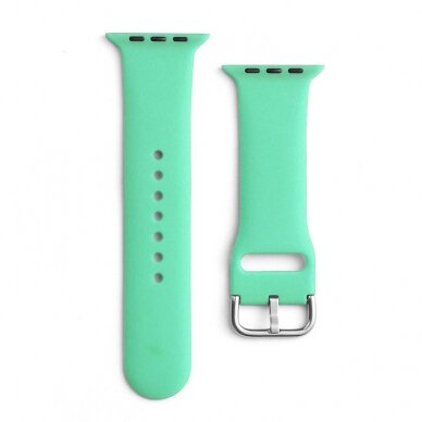 Apyrankė Silicone Strap APS 9/8/7/6/5/4/3/2 / SE (41/40 / 38mm) Mėtinė