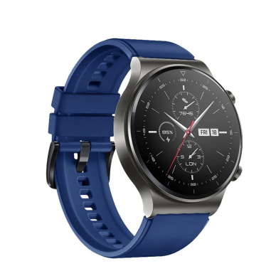 Silikoninė apyrankė Huawei Watch GT 2/3/4/2 Pro/3 Pro/4 Pro/GT 2e 46mm - Mėlyna 1