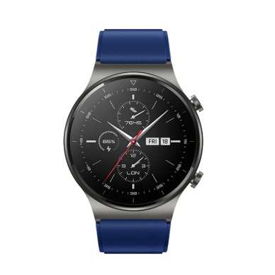 Silikoninė apyrankė Huawei Watch GT 2/3/4/2 Pro/3 Pro/4 Pro/GT 2e 46mm - Mėlyna 2