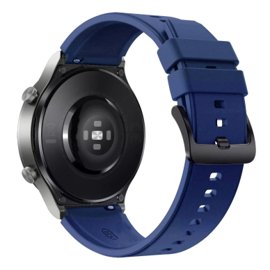 Silikoninė apyrankė Huawei Watch GT 2/3/4/2 Pro/3 Pro/4 Pro/GT 2e 46mm - Mėlyna