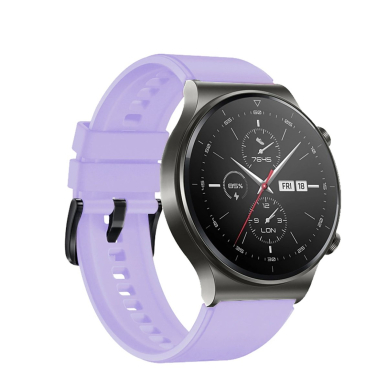 Silikoninė apyrankė Huawei Watch GT 2/3/4/2 Pro/3 Pro/4 Pro/GT 2e 46mm - Violetinė 1