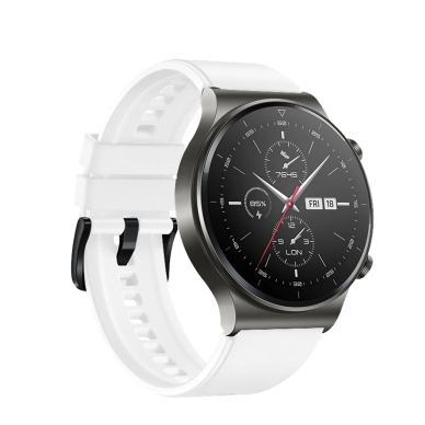 Silikoninė apyrankė Huawei Watch GT 2/3/4/2 Pro/3 Pro/4 Pro/GT 2e 46mm - Balta 1