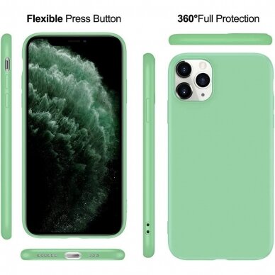 Silikonins Dėklas Dynamic Apple iPhone 15 Plus matcha žalias 1