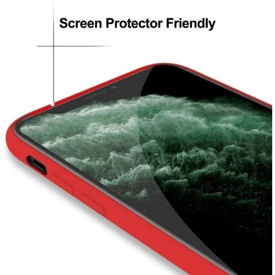 Silikonins Dėklas Dynamic Apple iPhone 15 raudonas 3