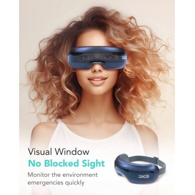 SKG E3 Pro eye temple massagervision window - blue 12