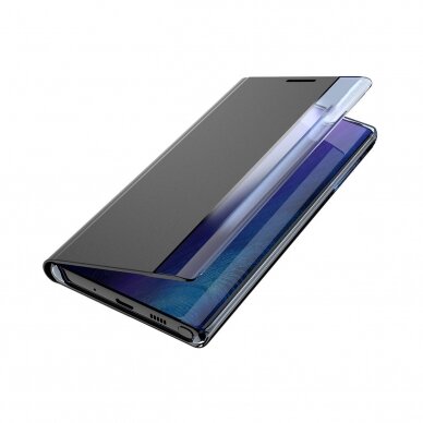 Atverčiamas dėklas New Sleep Case Bookcase iPhone 13 mini juodas 4