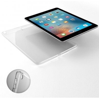 Dėklas Slim Case Xiaomi Pad 5 Pro 12.4&#39;&#39; flexible silicone cover Permatomas 3