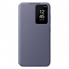 Originalus Dėklas Smart View Wallet Case for Samsung Galaxy S24 S921, Violetinis EF-ZS921CVEGWW