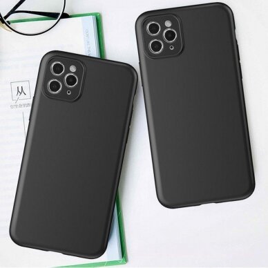 Dėklas Soft Case Realme GT Neo 5 / Realme GT3 thin silicone cover Juodas 4