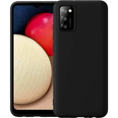 Dėklas Soft Case TPU Samsung Galaxy A02s EU Juodas