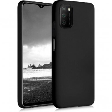 Dėklas Soft Case TPU Xiaomi Poco M3 Juodas