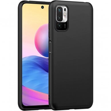 Dėklas Soft Case TPU Xiaomi Redmi Note 10 5G / Poco M3 Pro Juodas