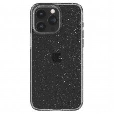 Apsauginis silikono dėklas Spigen LIQUID CRYSTAL IPHONE 15 PRO GLITTER CRYSTAL Skairus Blizgus