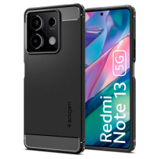 Spigen Rugged Armor Dėklas Xiaomi Redmi Note 13 5G - matte Juodas